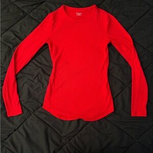 No Boundaries Red Long Sleeve